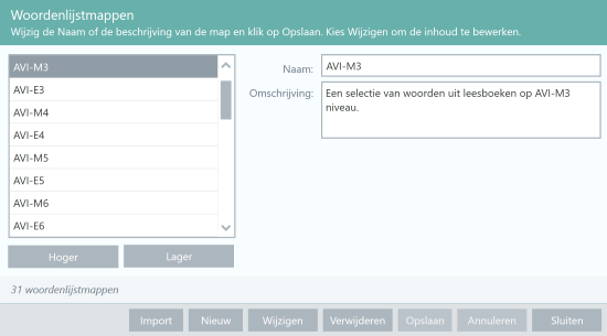 Flits 4 importeren map